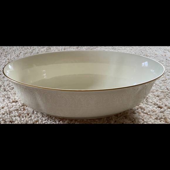 Lenox Courtyard Gold Open Vegetable Serving Bowl